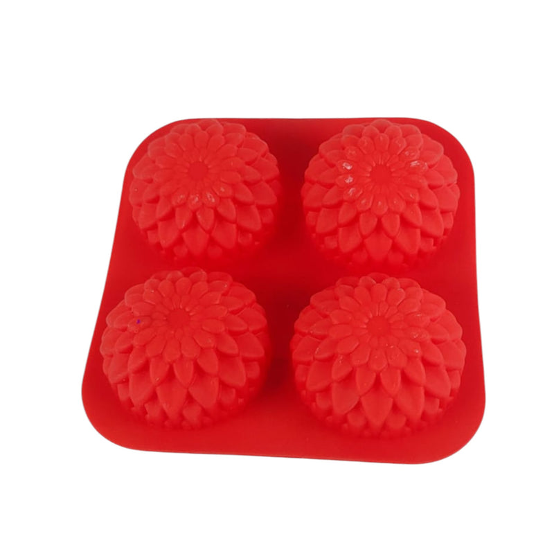4 Cavity Sunflower 85gm Mould (85gm) -SP32701