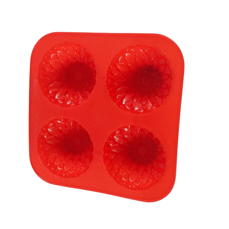 4 Cavity Sunflower 85gm Mould (85gm) -SP32701