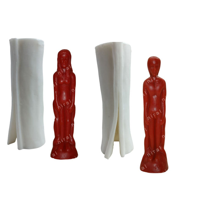 Women Shape Silicone Candle Mould HBY696, Niral Industries