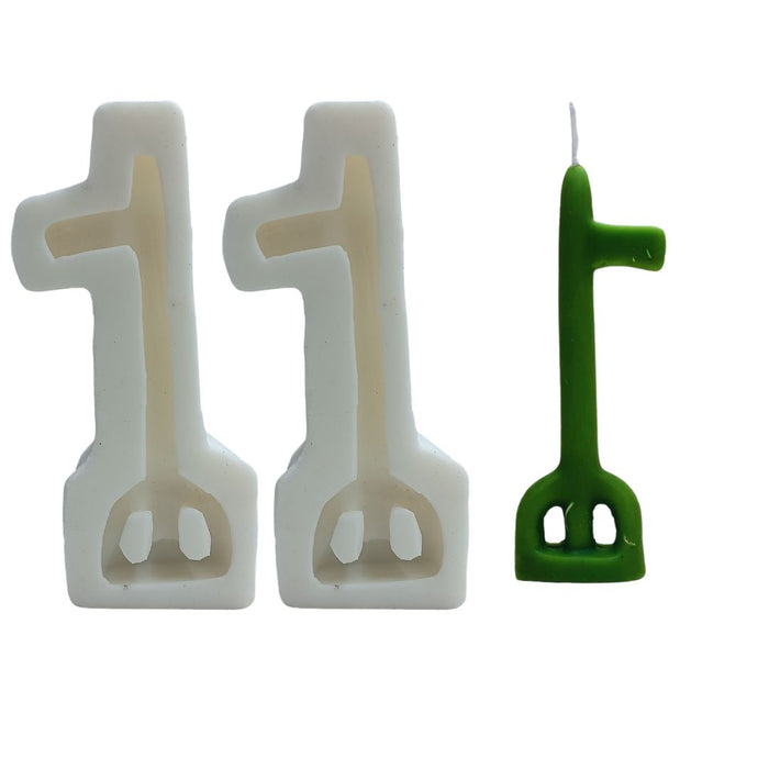 Key To Success, Knowledge New Beginning Silicone Candle Mold HBY790, Niral Industries