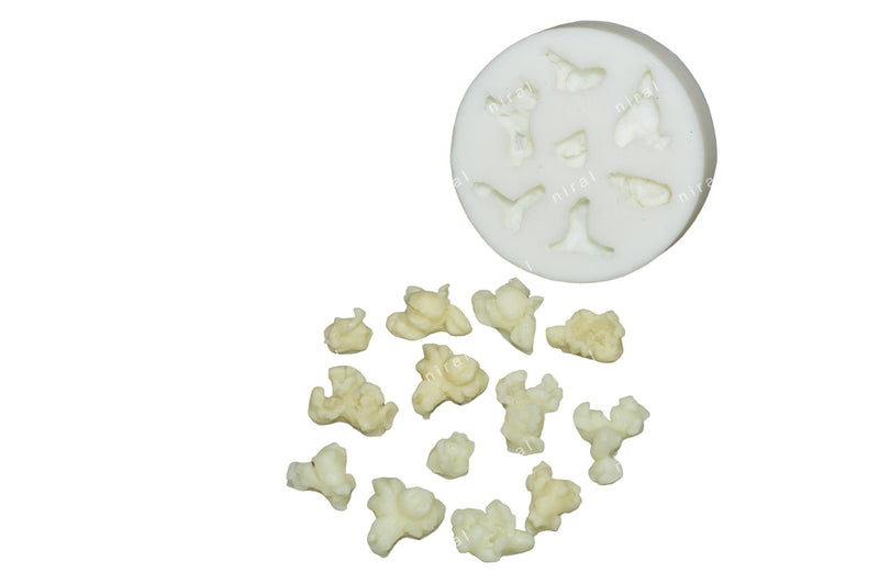 Niral Industries Silicone 7 Cavities Popcorn Mould. HCM21242