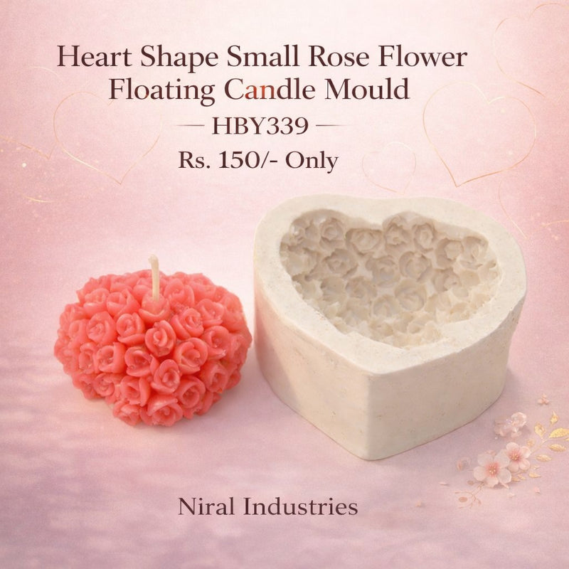 Rosy Love Silicone Candle Mould HCM22513, Niral Industries