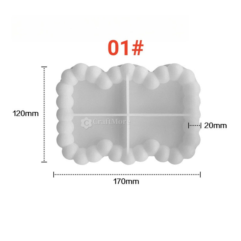 Rectangle Bubble Resin Mould RC71112 Niral Industries