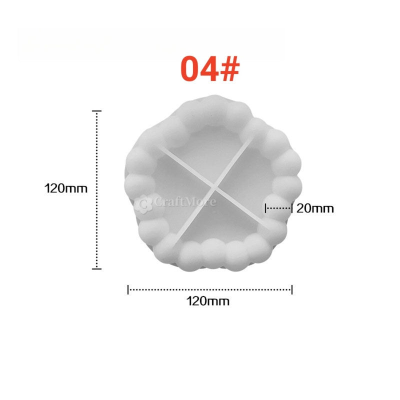 Flower Coaster Resin Mould RC71108 Niral Industries