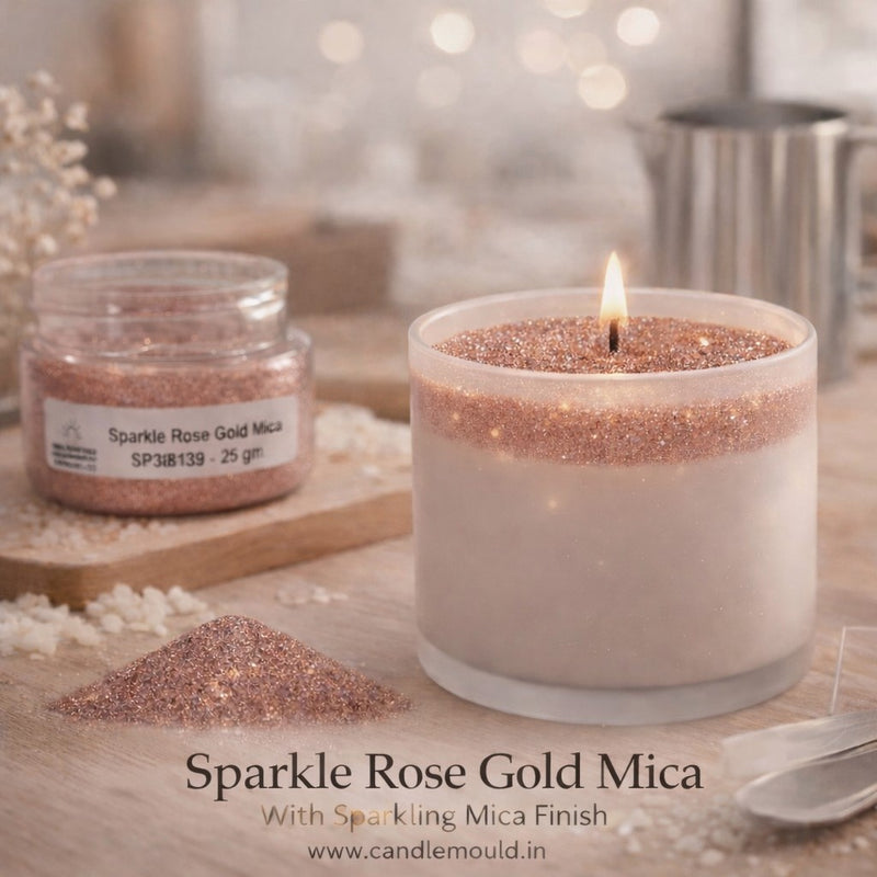 Sparkle Rose Gold Mica Niral Industries