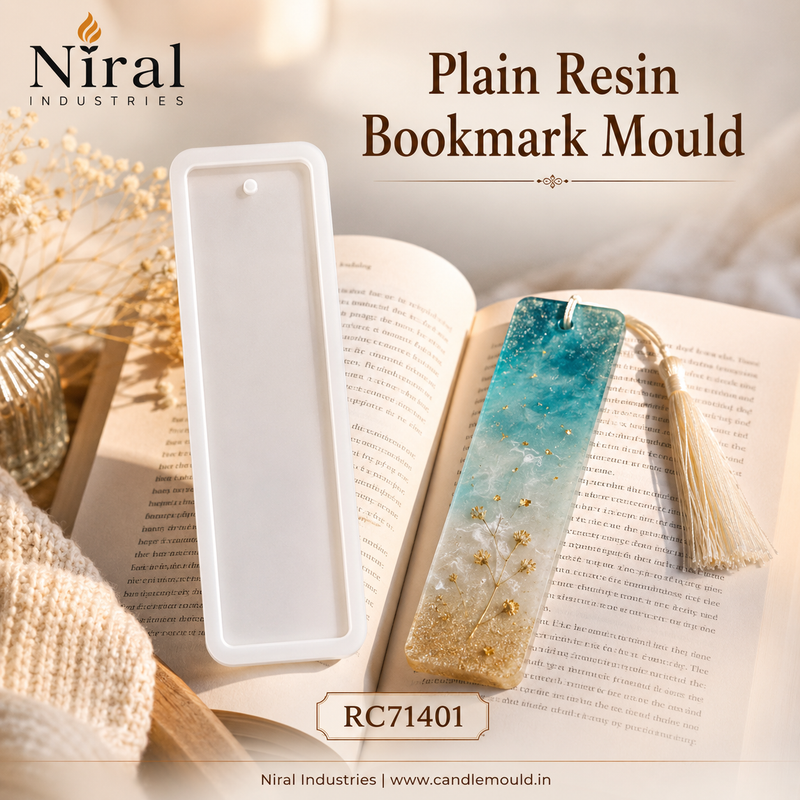 Plain Resin Bookmark Mould - RC71401 Niral industries
