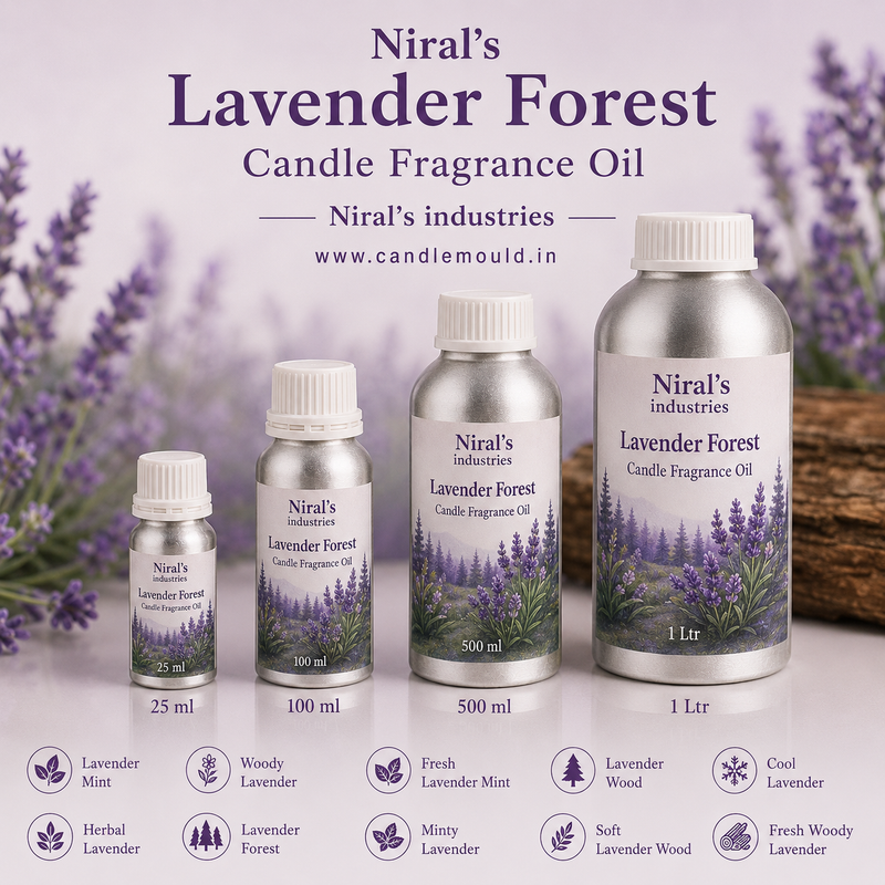 Lavender Forest Candle Fragrance Oil Niral industries