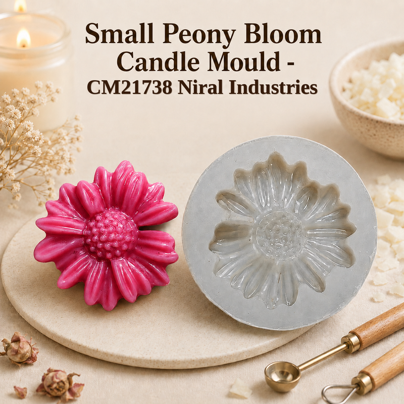 Daisy Flower Silicone Candle Mould - HCM21738 Niral industries
