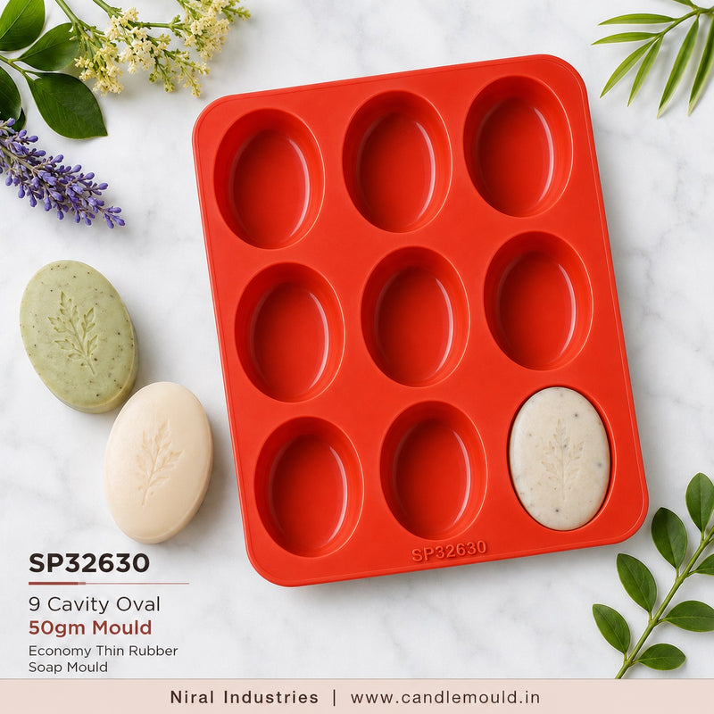 9 Cavity Oval 50gm Mould -SP32630 Niral Industries