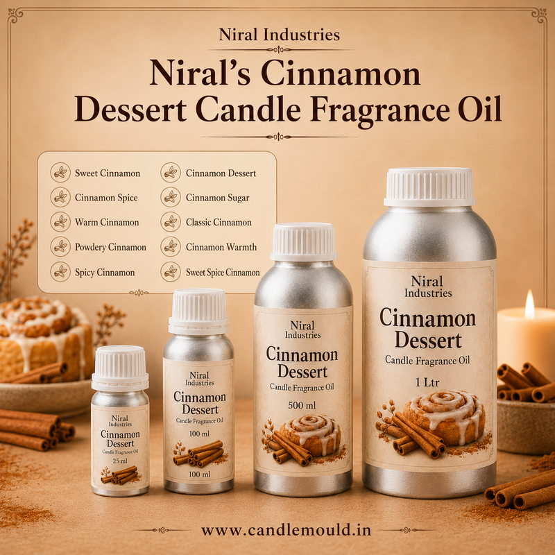 Cinnamon Dessert Candle Fragrance Oil  Niral Industries