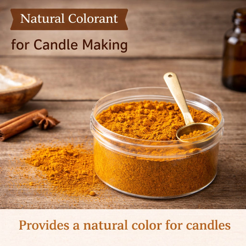 Brilliant Gold Mica Candle Colour Niral Industries.