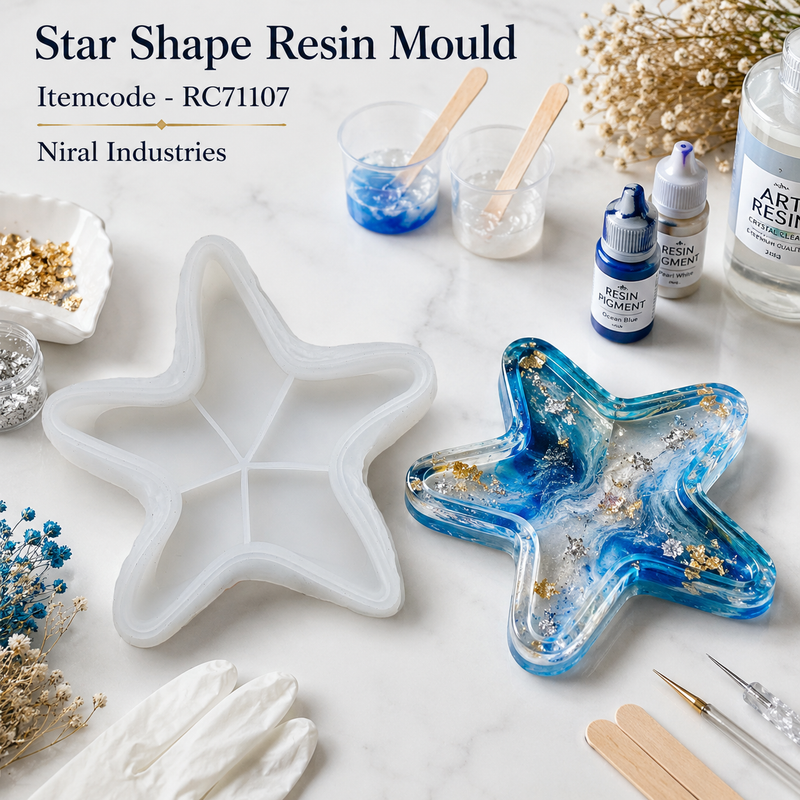 Star Shape Resin Mould RC71107 Niral Industries