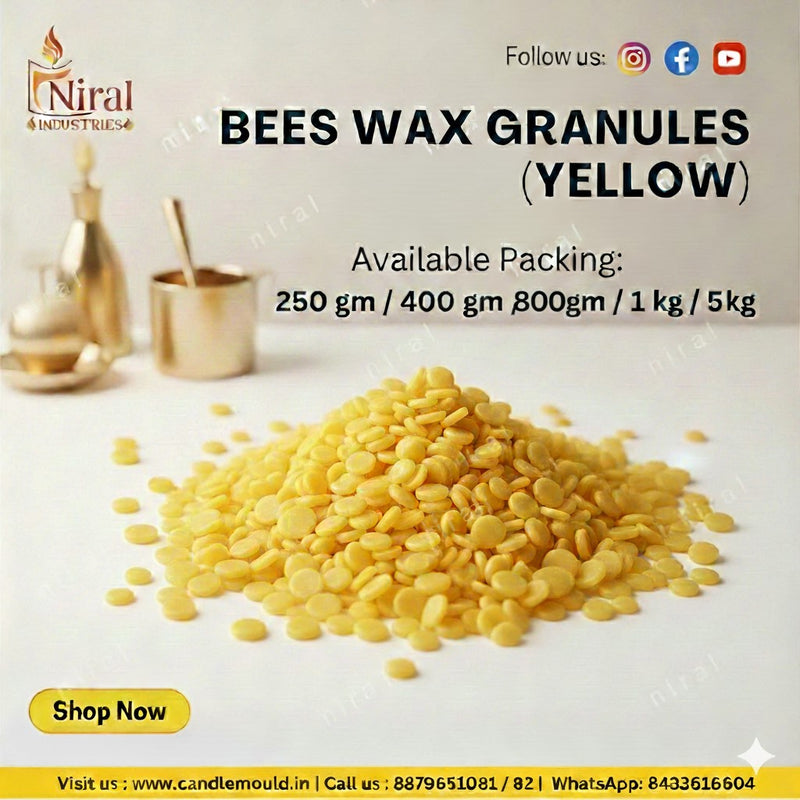 Niral's Bees Wax Granules (Yellow)