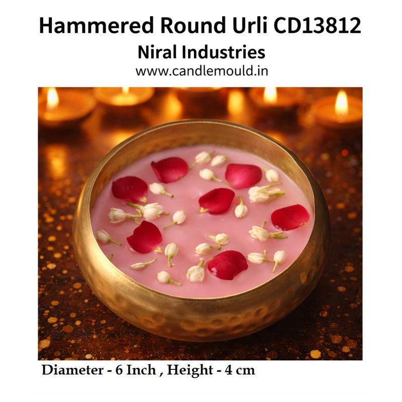 Hammered Round Urli (6 Inch) CD13812 Niral Industries