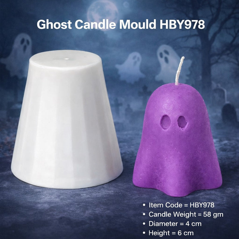 Ghost Candle Mould HBY978, Niral Industries.