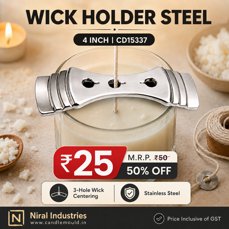 Wick Holder Steel 4 Inch Niral Industries