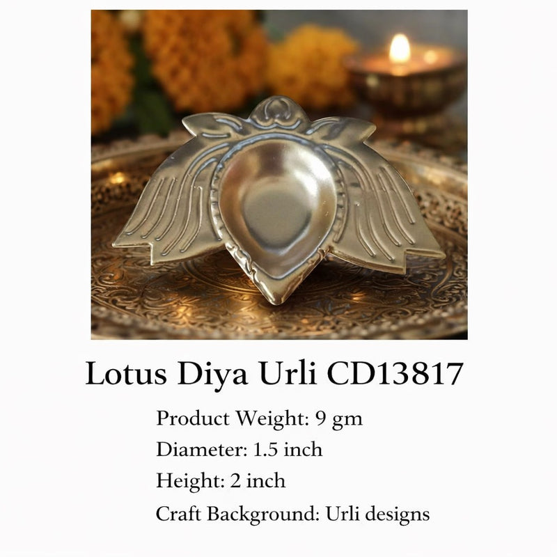 Lotus Diya Urli CD13817 Niral Industries