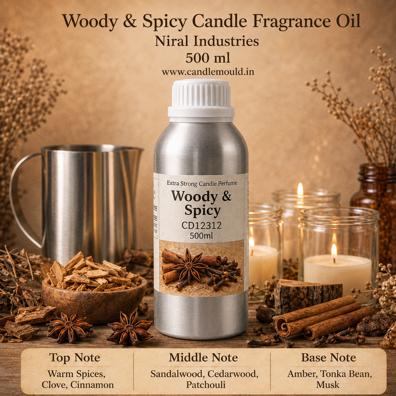 Woody & Spicy Candle Fragrance Oil, Niral Industries.
