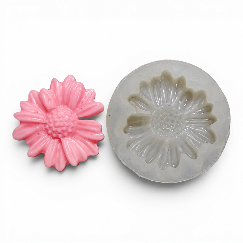 Daisy Flower Silicone Candle Mould - HCM21738 Niral industries