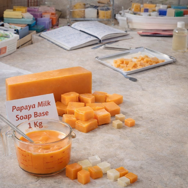 Niral's New Papaya Milk Soap Base