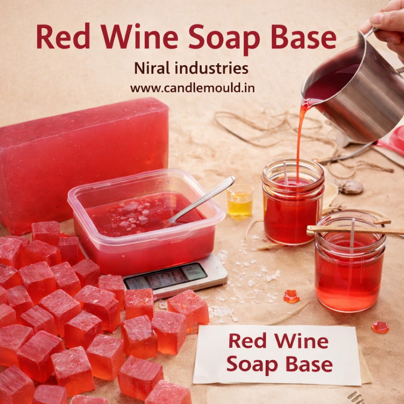 Niral's New Red Wine Soap Base