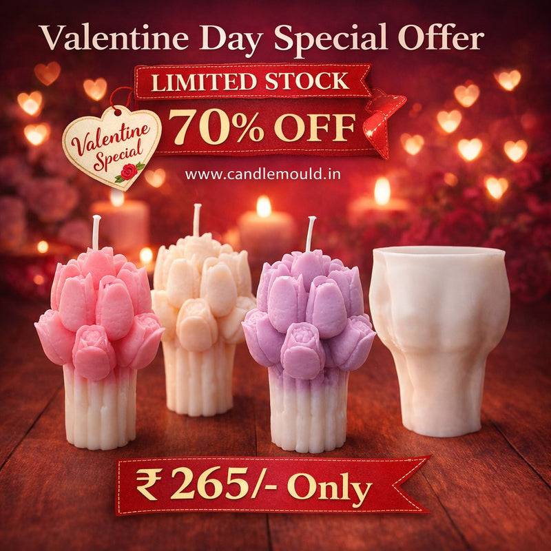 Tulip Bouquet Candle Mould -HBY1035 Niral Industries