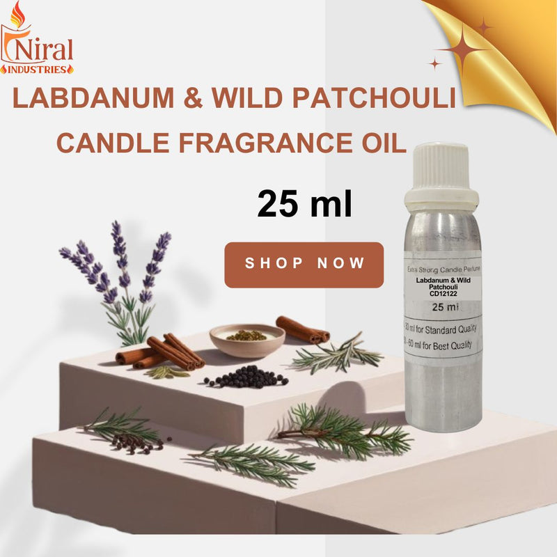 Labdanum & Wild Patchouli Candle Fragrance Oil