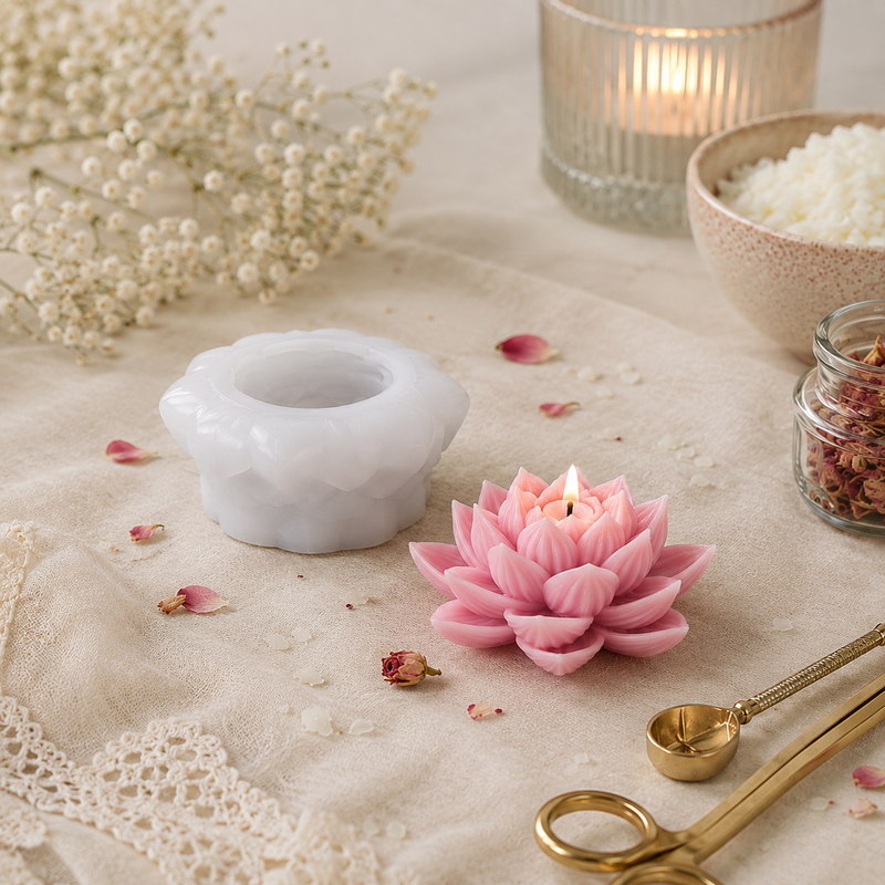 Bloom Lotus Candle Mould - HCM22603 Niral Industries