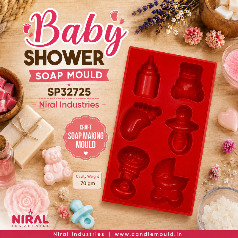 Baby Shower Soap Mould SP32725 Niral Industries