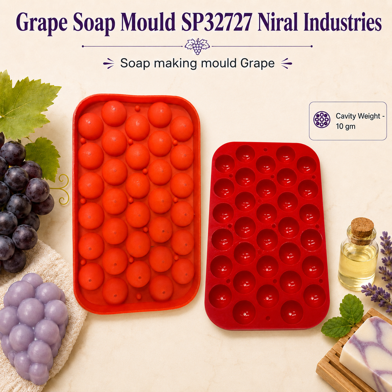 Grape Soap Mould SP32727 Niral Industries