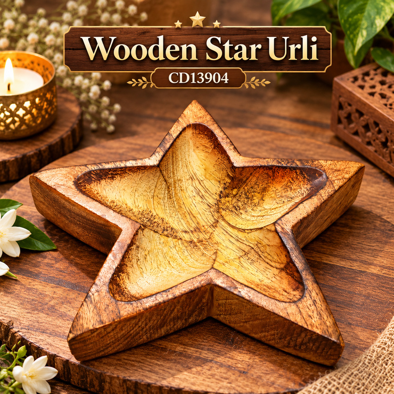 Wooden Star Urli CD13904 Niral Industries