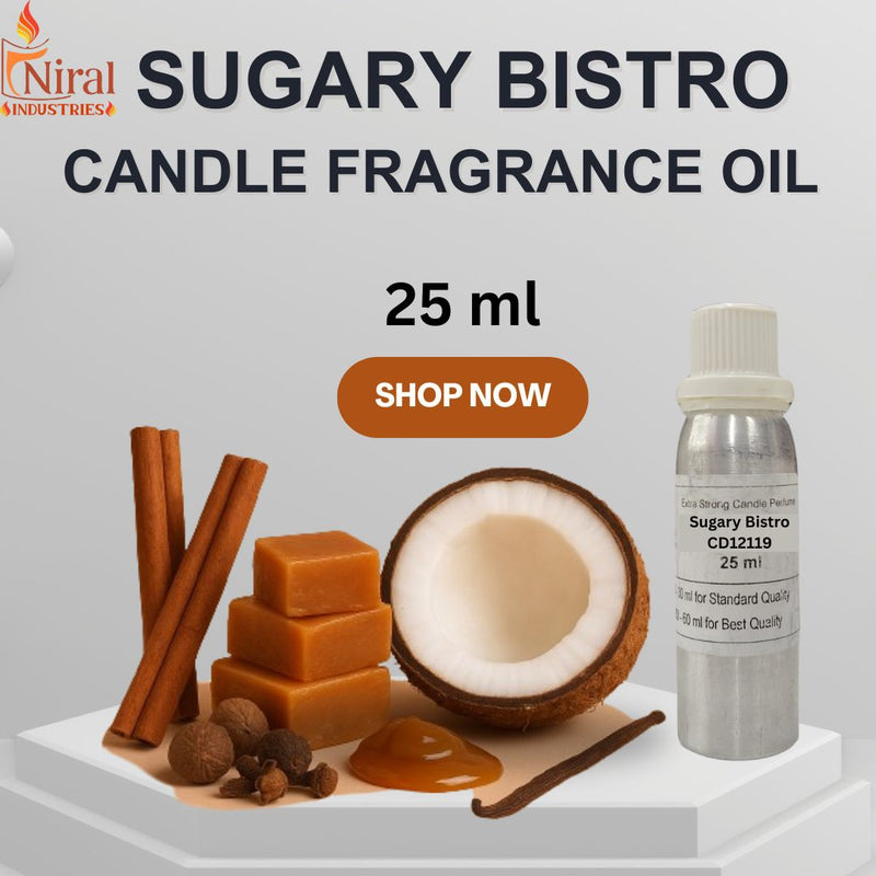 Niral’s Sugary Bistro Candle Fragrance Oil