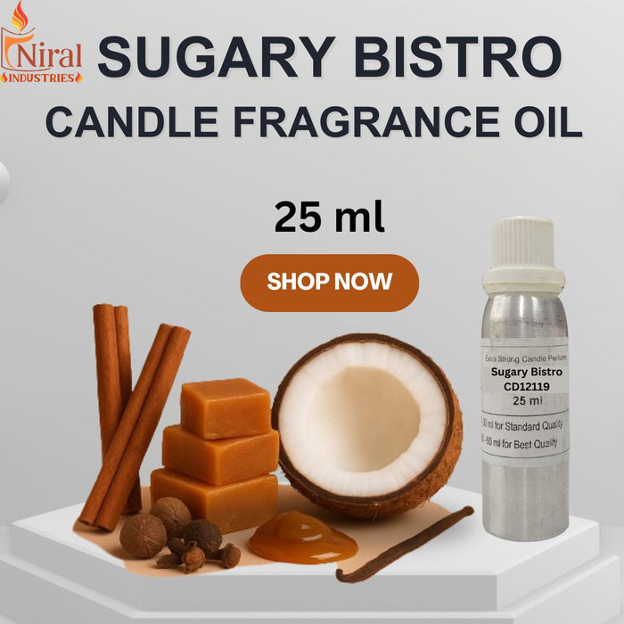 Niral’s Sugary Bistro Candle Fragrance Oil