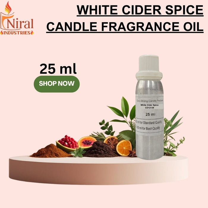 Niral’s White Cider Spice Candle Fragrance Oil