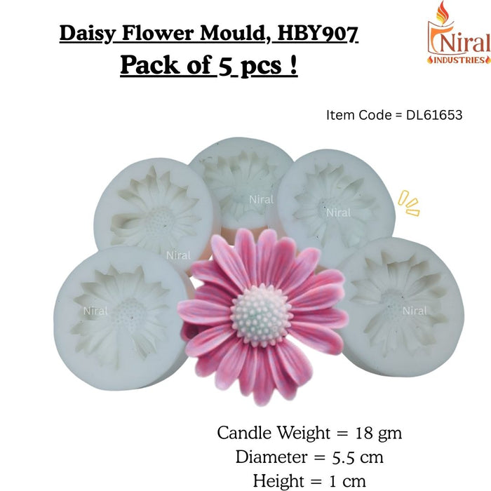 Daisy Flower Mould HBY907, Niral Industries.